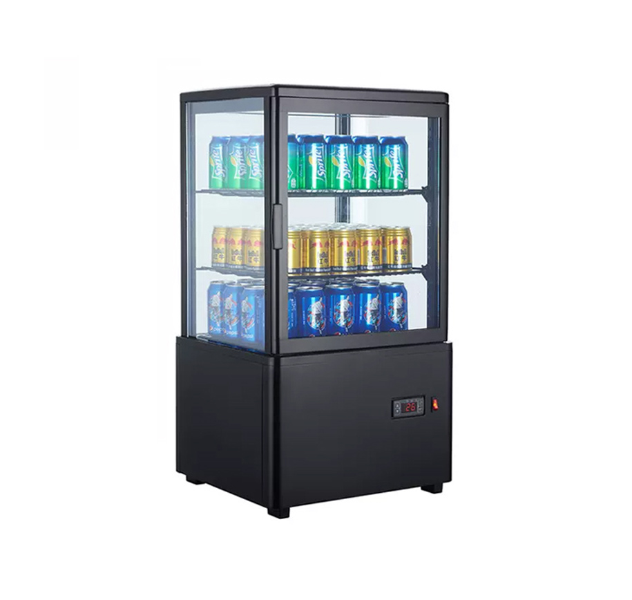 countertop beverage display case